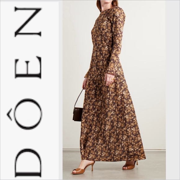 Doen Amande Maxi dress Fern Grove Floral L - Picture 1 of 9